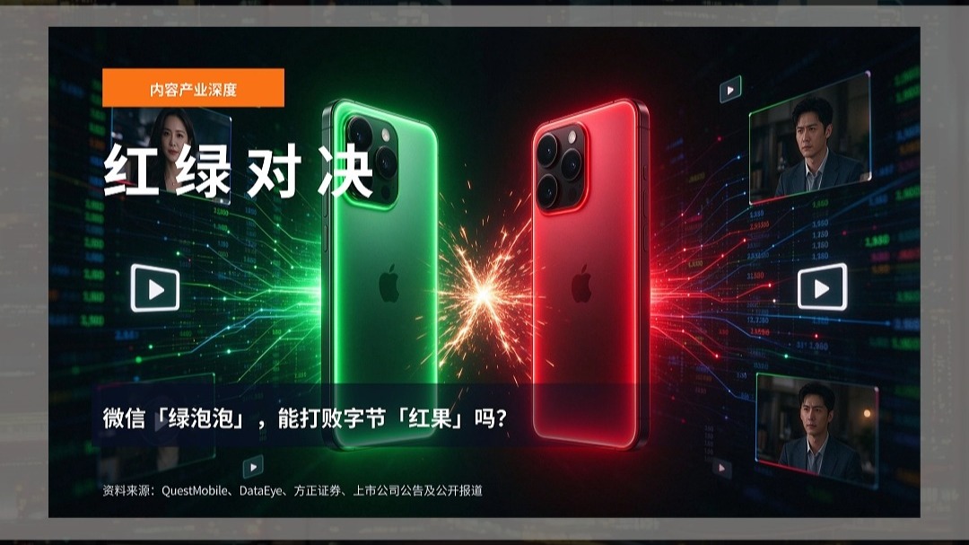 1014："绿泡泡"能打败"红果果"吗？AI短剧揭秘