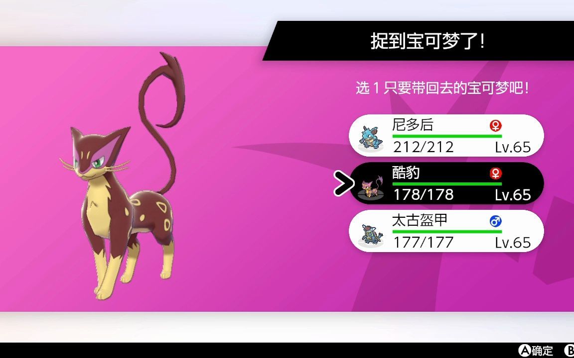 m的宝可梦剑盾色违121闪光酷豹极巨大冒险