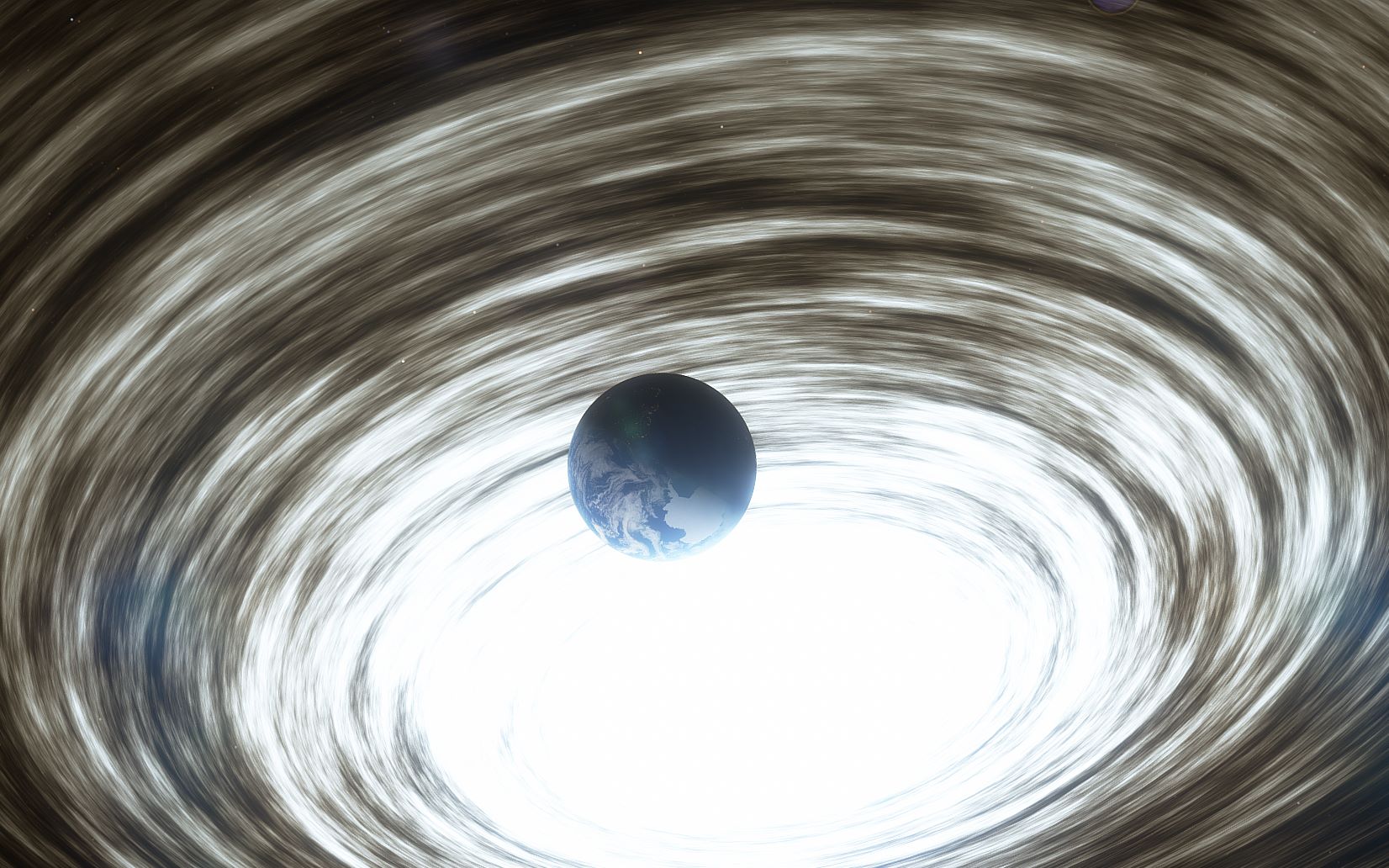 已知最大质量黑洞出现ton618在太阳附近(spaceengine)