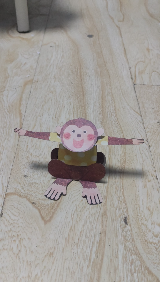 猴子翻跟头手工制作图片