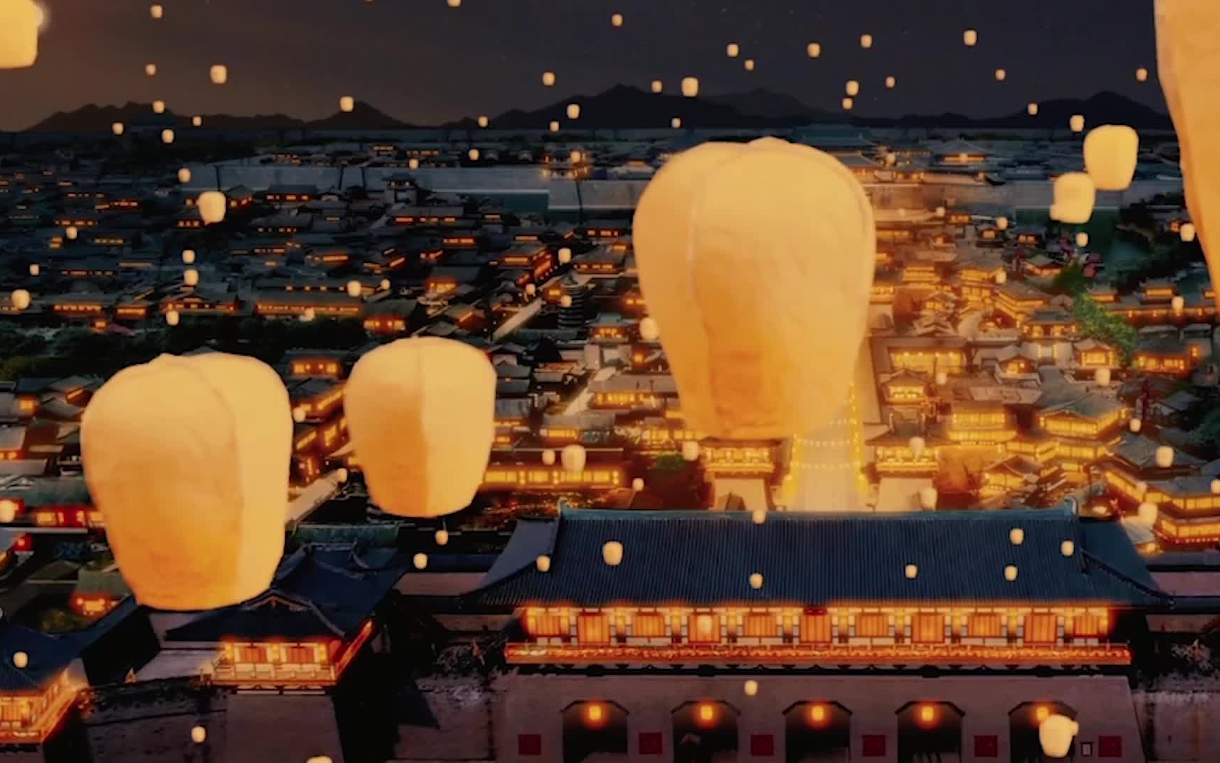 【古风空镜&素材】漫天箭雨,森林烛火,男女牵手奔跑,手心印记,婚礼