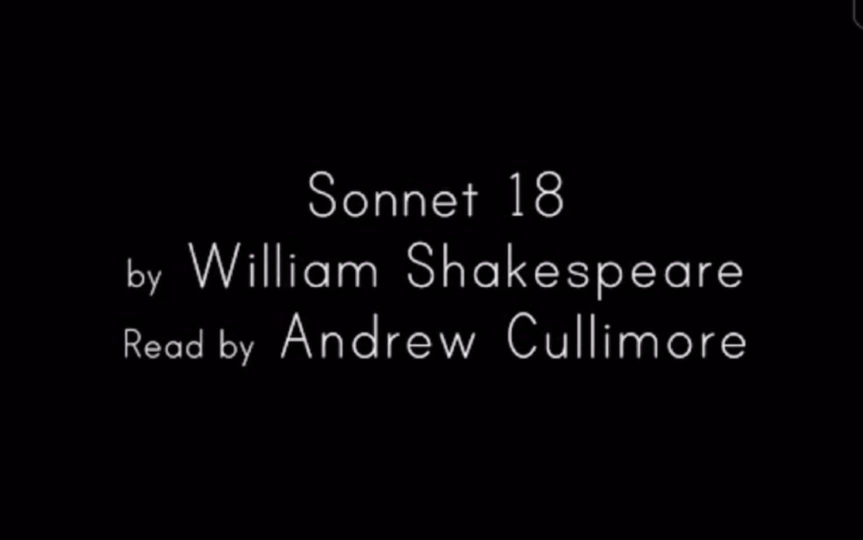 [图]【英音控】Sonnet 18—William Shakespeare