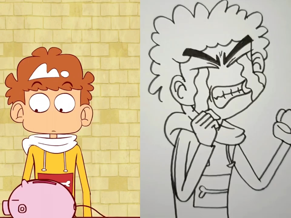 跟着动画片学画画