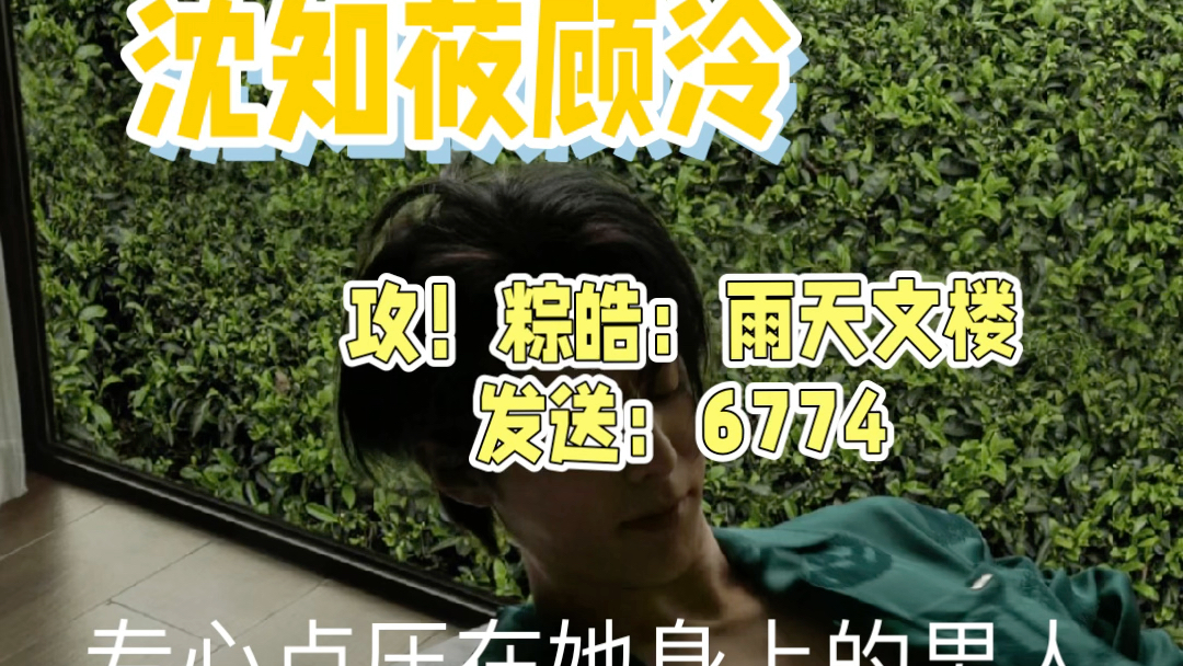 新作上線!現代言情 總裁文沈知莜顧泠 6774網絡小說推薦