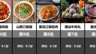 全国各地美食评分TOP20，你吃过几种？