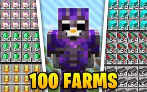 Download Video: 【8859天】我在Minecraft中搞了100个农场