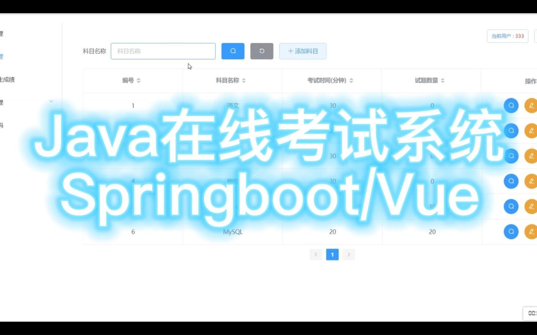 计算机毕设、基于Springboot/Vue的Java在线考试系统哔哩哔哩bilibili