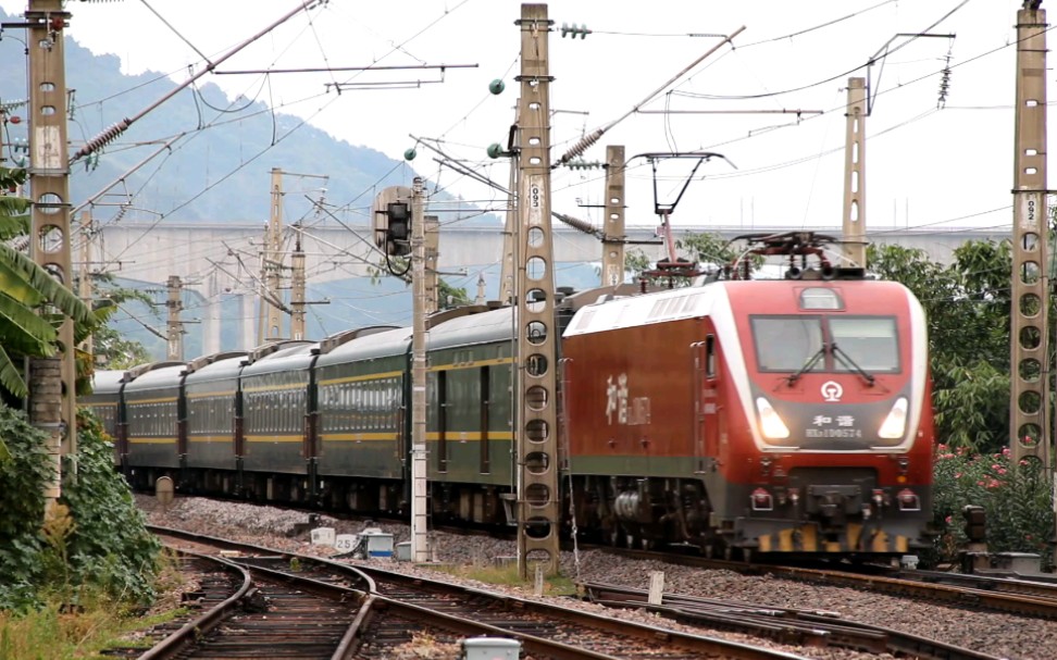 电力客车快30次晚点进入延平东站南平南