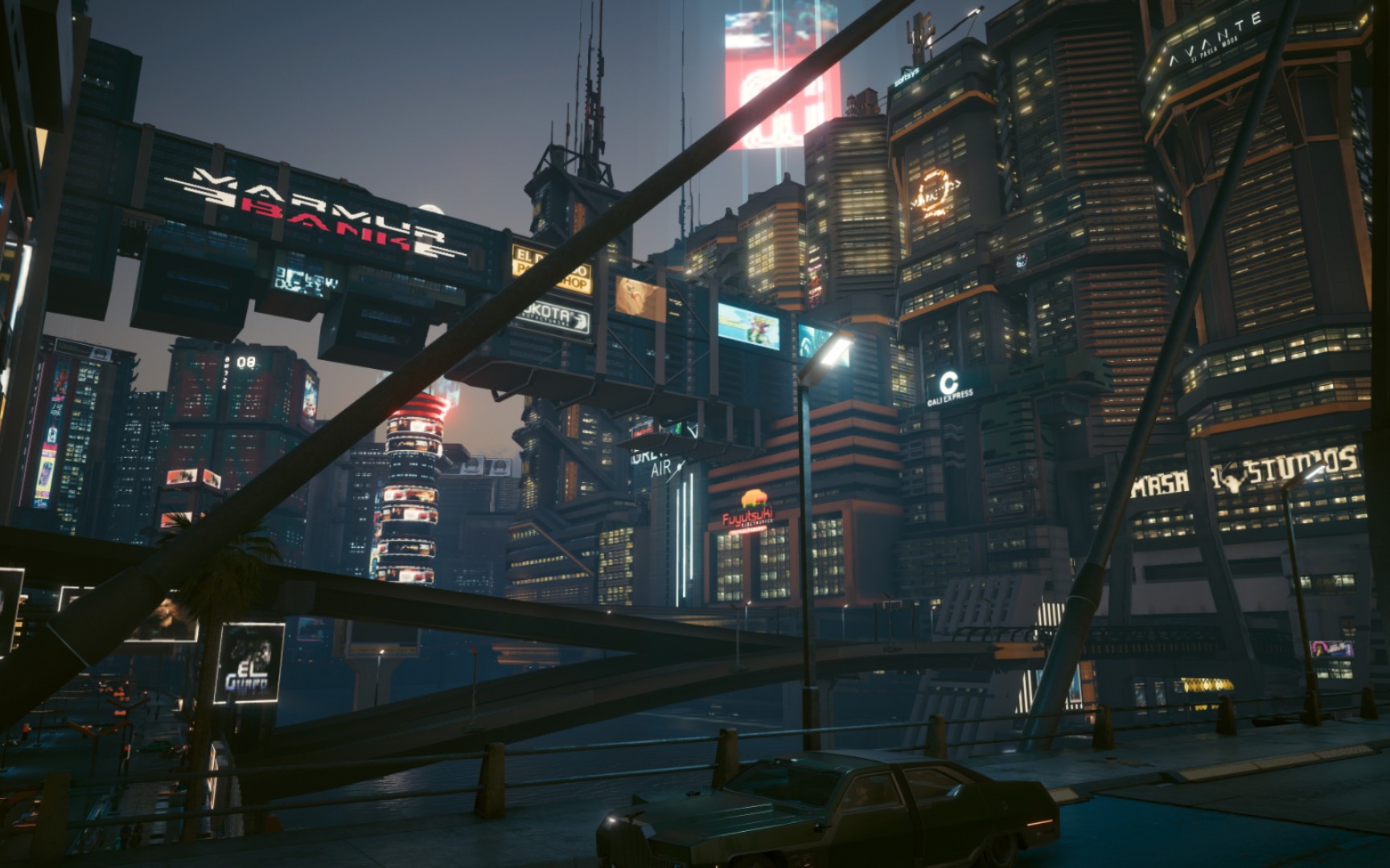 他们说2077随便拍一张都是壁纸,你信吗?