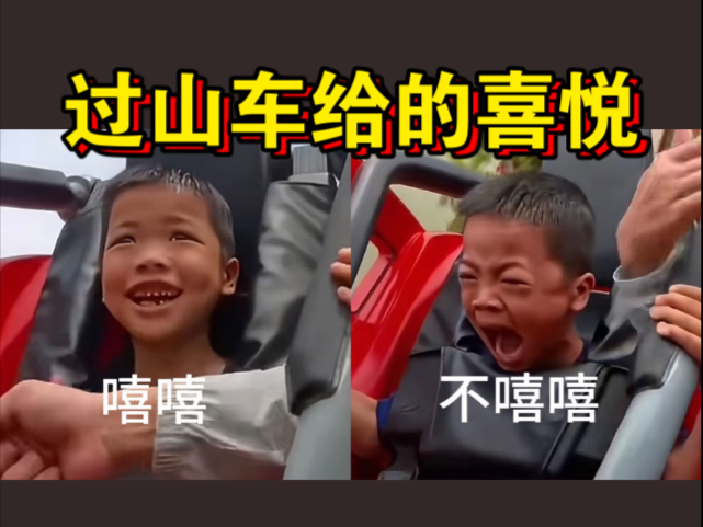 过山车让笑容转移到了我的脸上