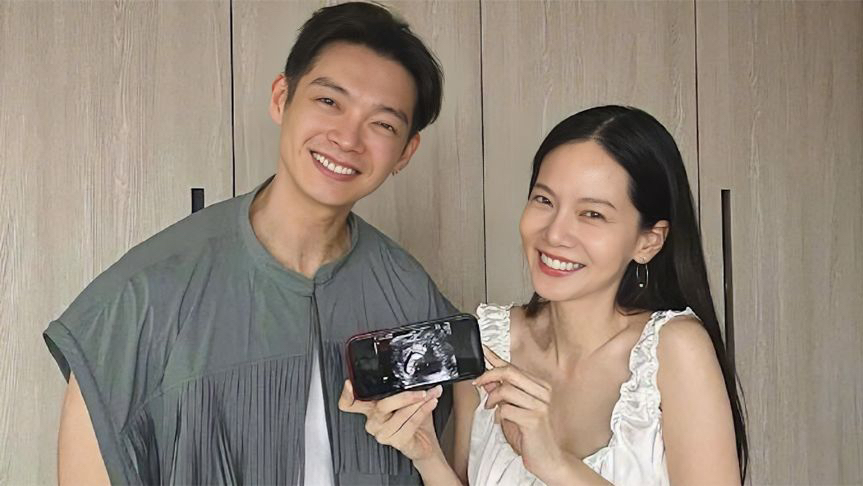 曾之乔与辰亦儒晒b超合照报喜 即将成为三口之家 很期待宝宝到来