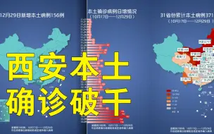 Download Video: 本轮疫情动态地图：西安本土确诊1117例 连续5天新增超150例