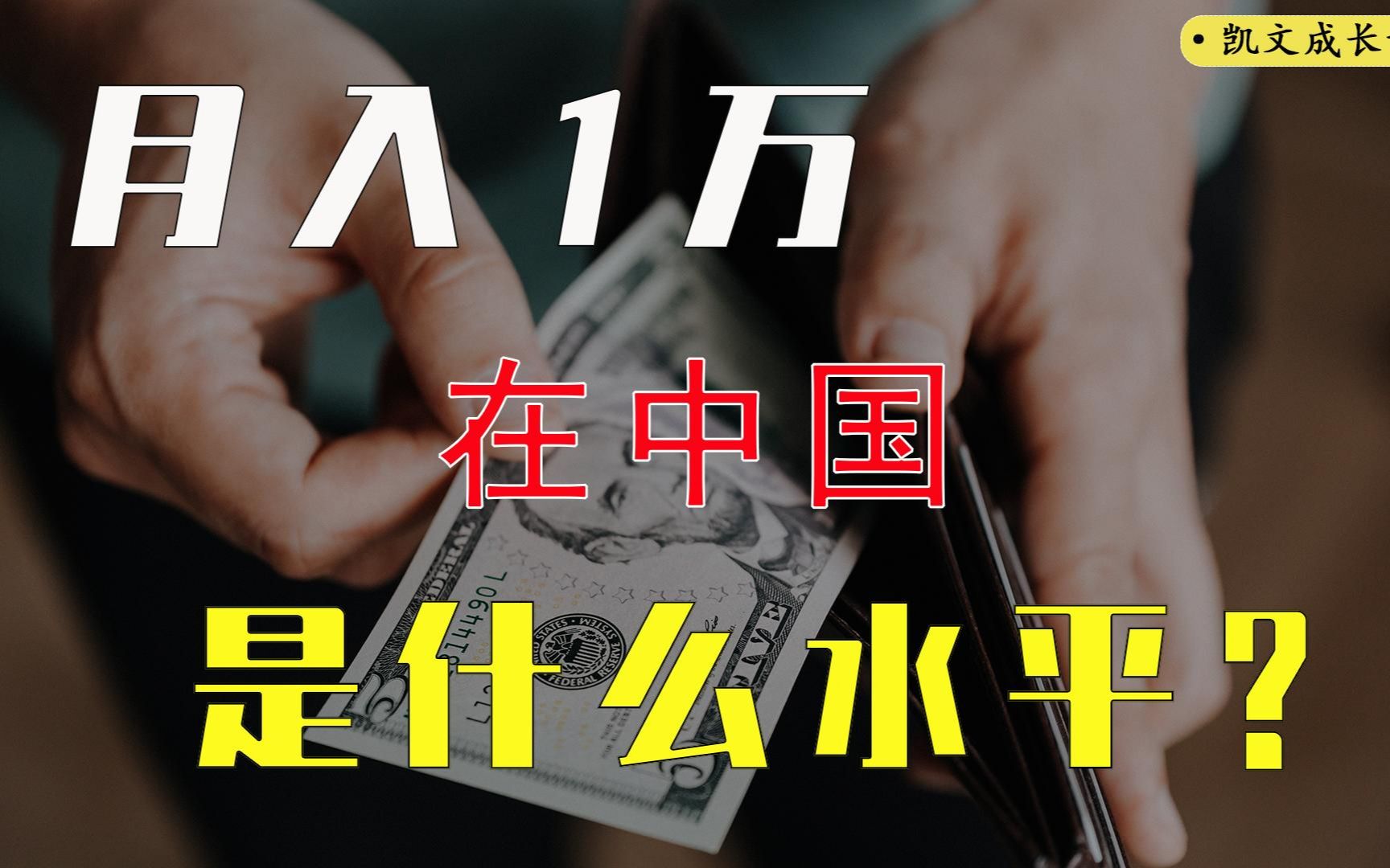 在中国月收入1万是个什么样的水平?一语道破9亿多打工人工资真相哔哩哔哩bilibili