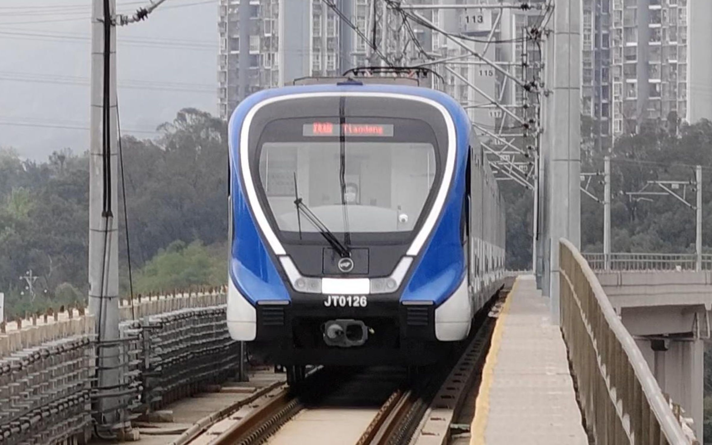 【重庆轨道交通】江跳线jt012进入跳磴站