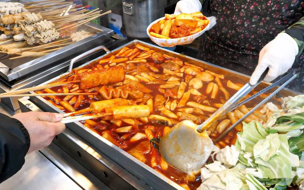 韩国人气小吃油炸食品,鱼糕,炒年糕 - 韩国街头食品 | foodstory