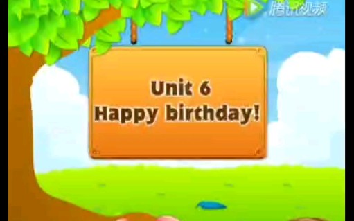 [图]PEP(人教版)小学英语三年级上册 Unit6 Happy Birthday!单词书写及课文动画