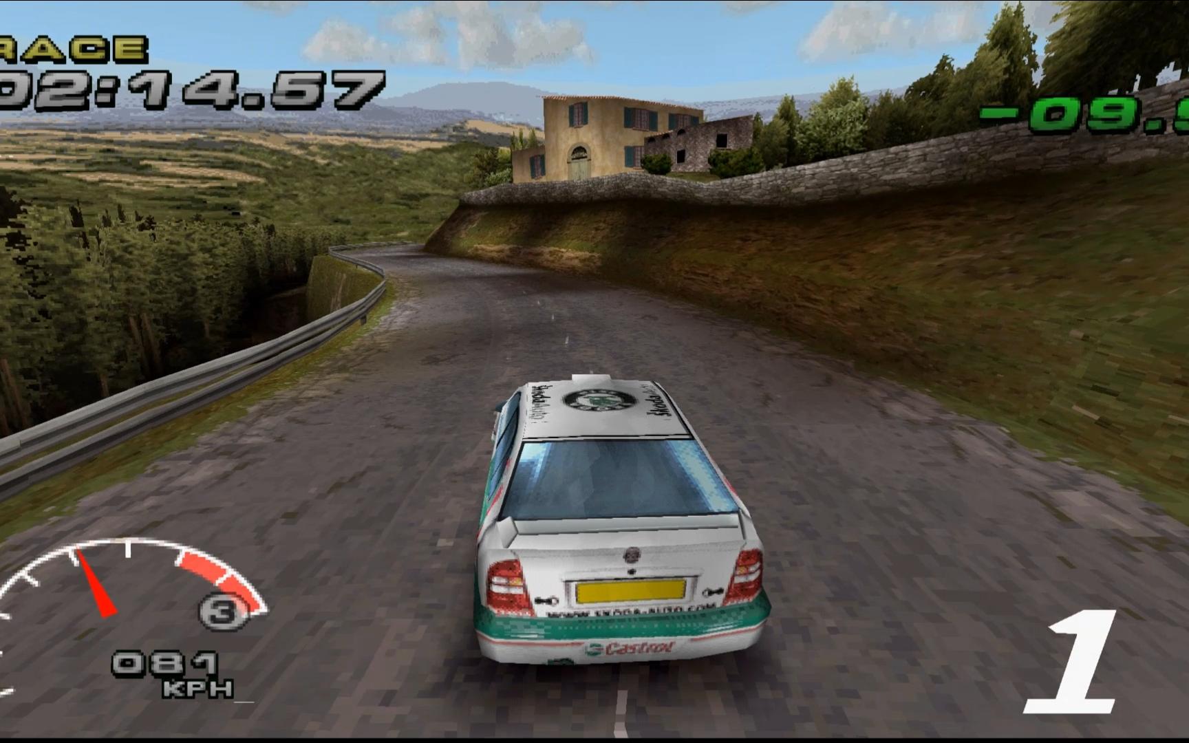 原来ps1上也有制作得这么优秀的拉力赛游戏 wrc西班牙站试玩 回放