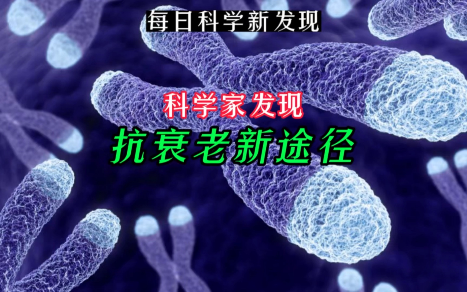 [图]【每日科学新发现】科学家发现抗衰老新途径，首次验证染色体端粒氧化损伤会导致细胞衰老。手语：清华大AMiner团队