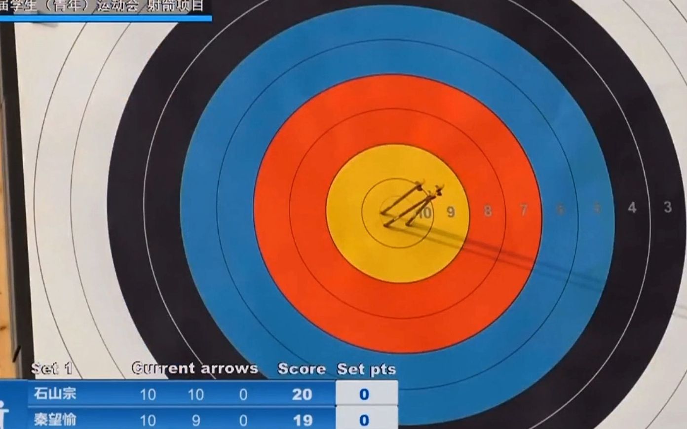 射箭运动看一看我们的第一届学青会射箭项目的男子个人铜牌决赛202310哔哩哔哩bilibili