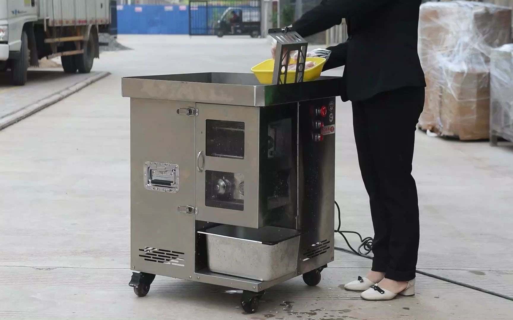 全自动多功能切肉丝机 切肉片肉丝的机器