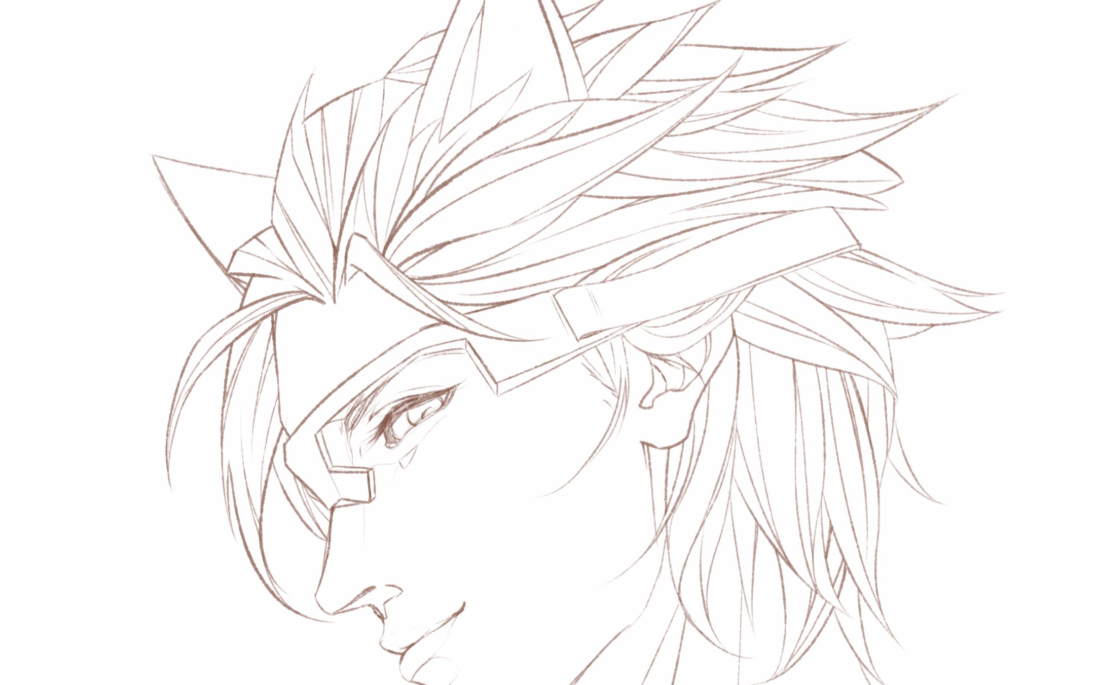 【板绘】枪神纪 绘画界脸最大的仙女以哭 画兽王袋鼠_哔哩哔哩_bili