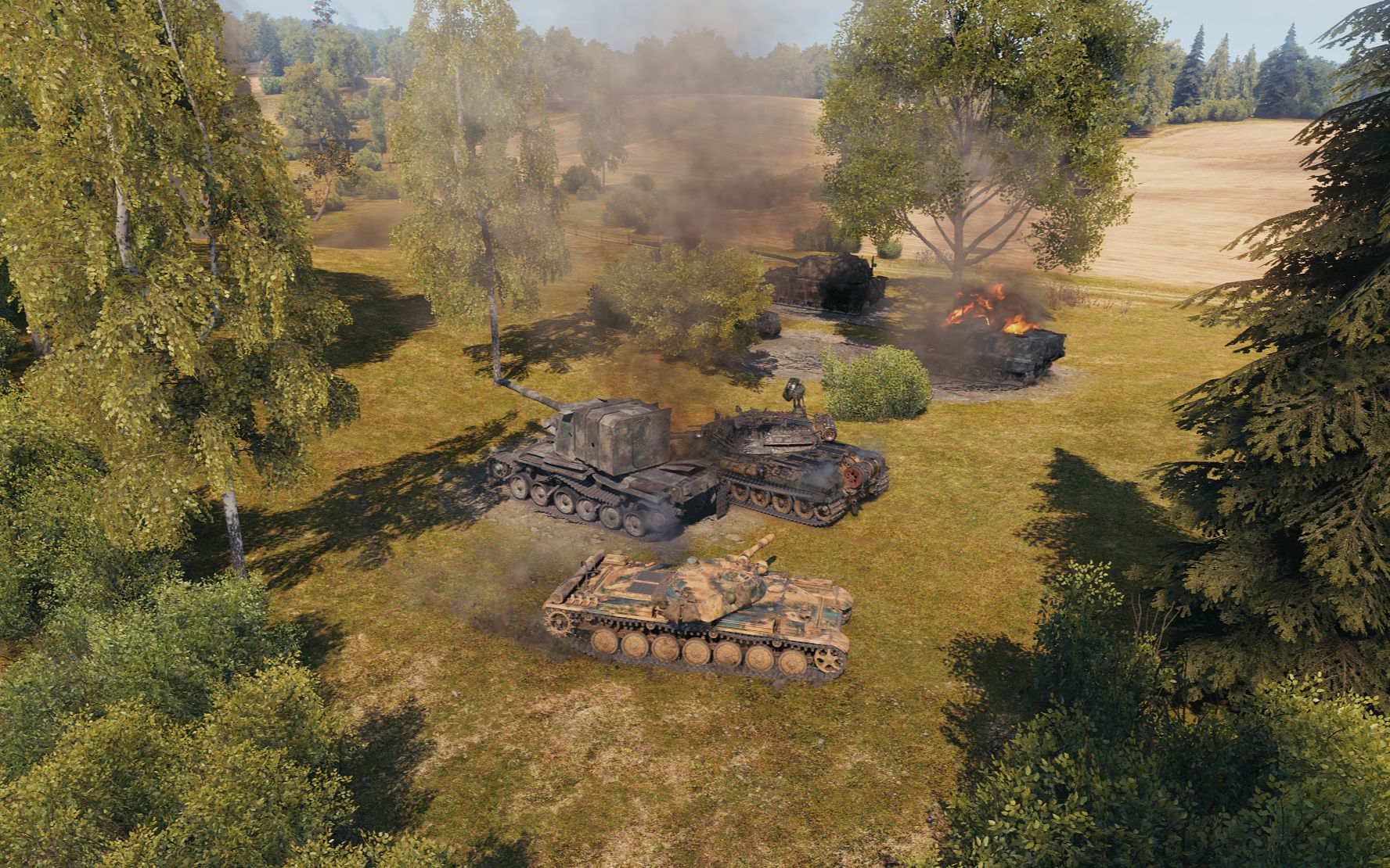 坦克世界-普罗霍罗夫卡-t-100lt点亮伤害16668