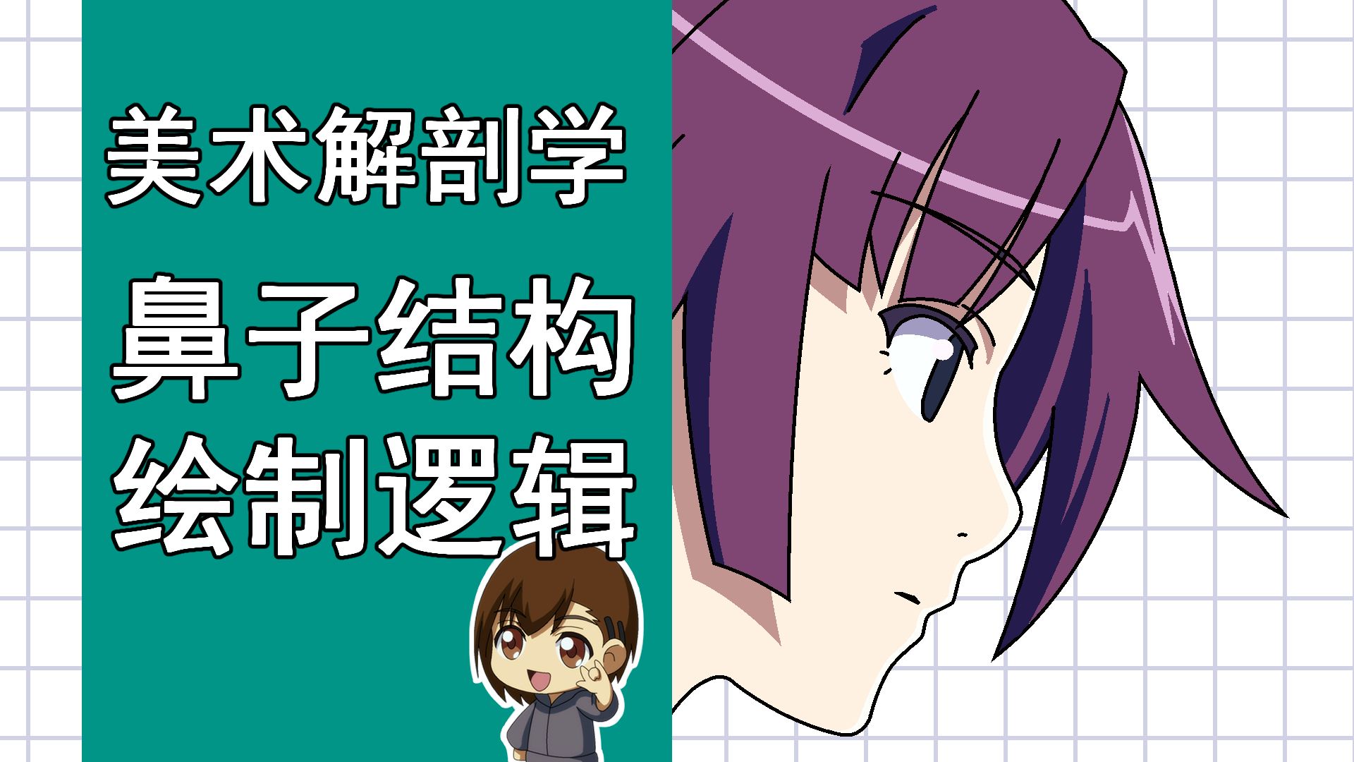 美术解剖学-24-鼻子结构与绘制逻辑