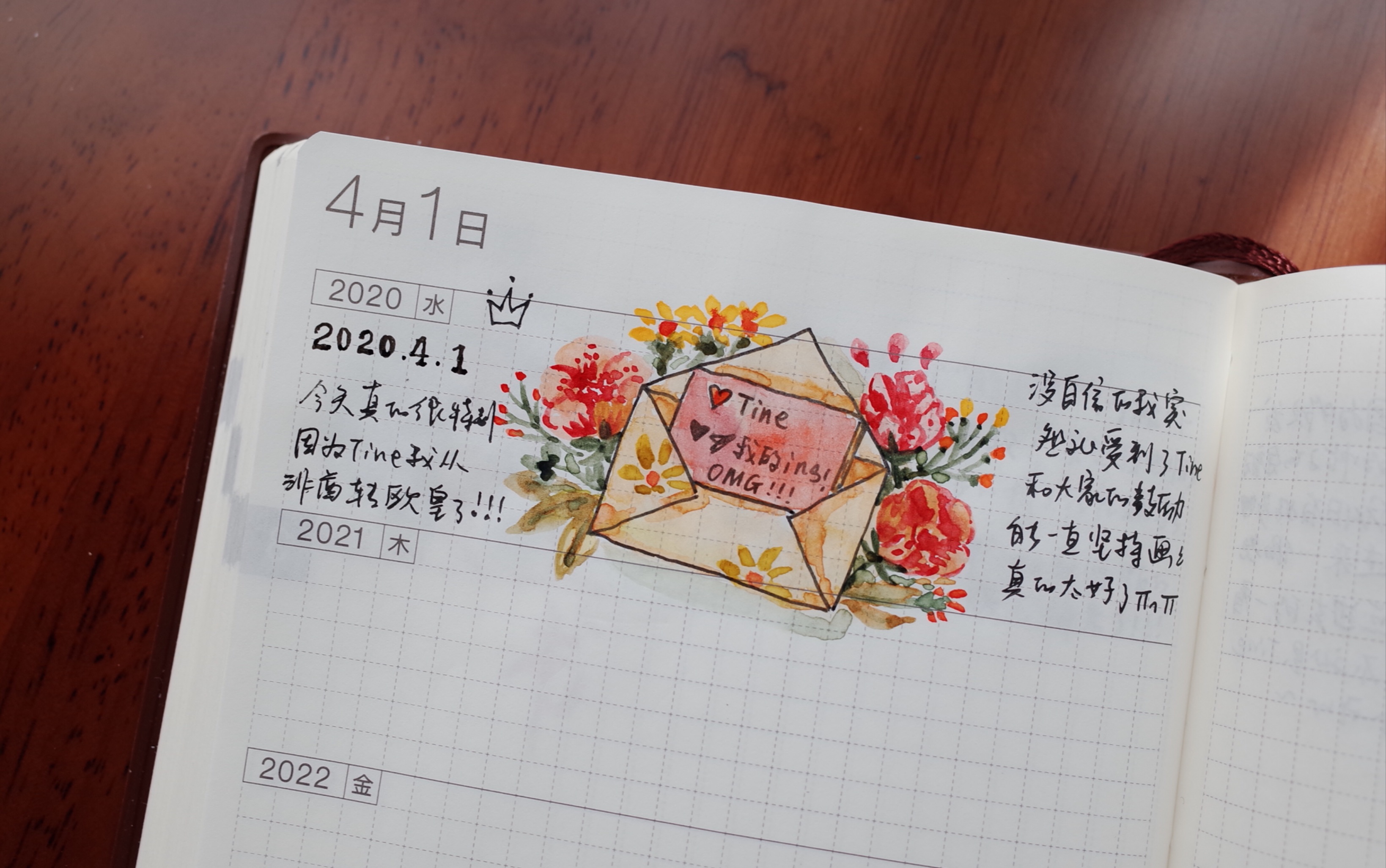 「sissi」hobo五年手帐|2020四月手绘手帐全记录|四月手帐翻翻看 |宅