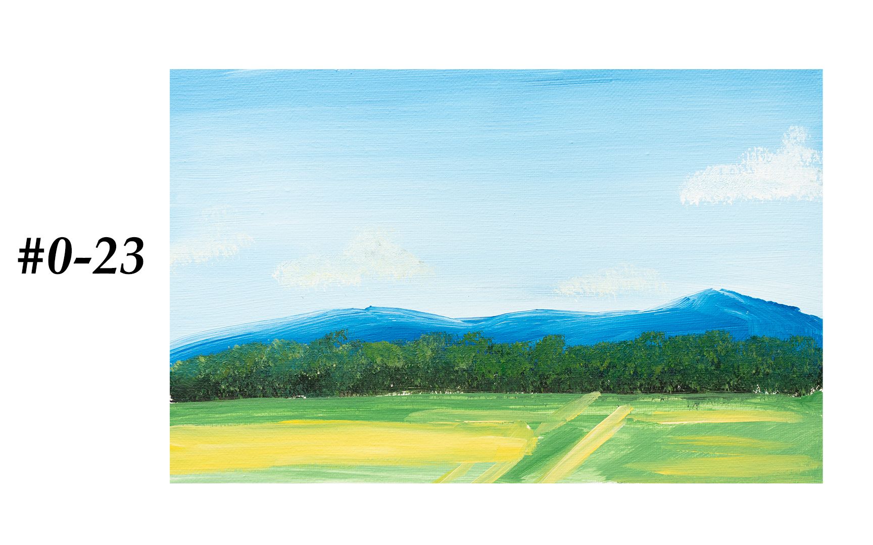 【philo art】小清新农田风景 | 丙烯画