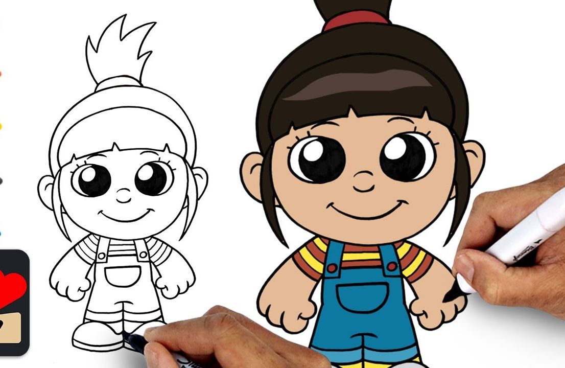 今天我们来画《神偷奶爸》系列中的人物