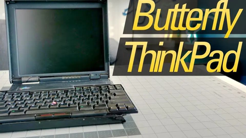 十分的科技，十二分的美！LGR ThinkPad 701c“蝴蝶机”评测【熟肉】_哔哩 