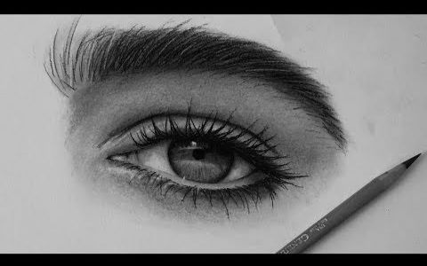 怎么用碳铅画眼睛