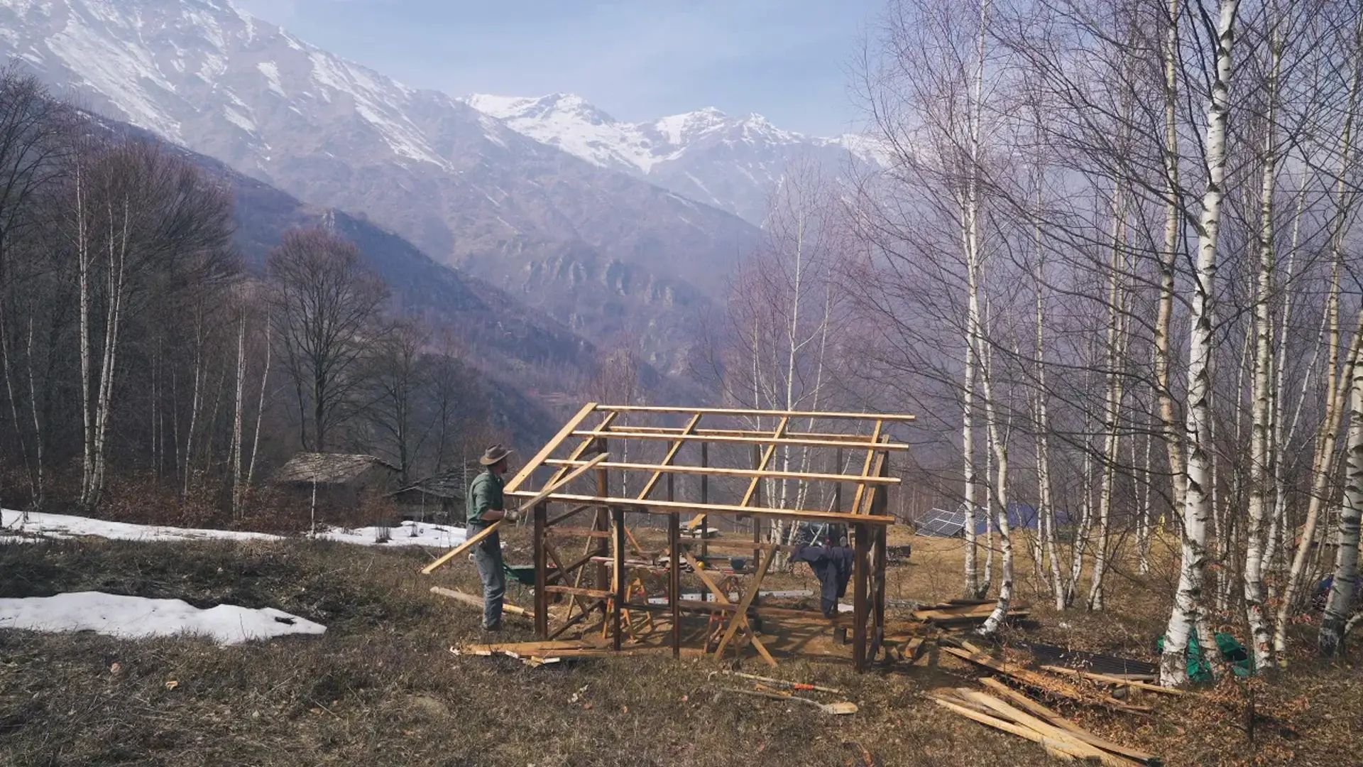 木屋營地搭建,有趣的戶外生活 |野營 野外建造 露營