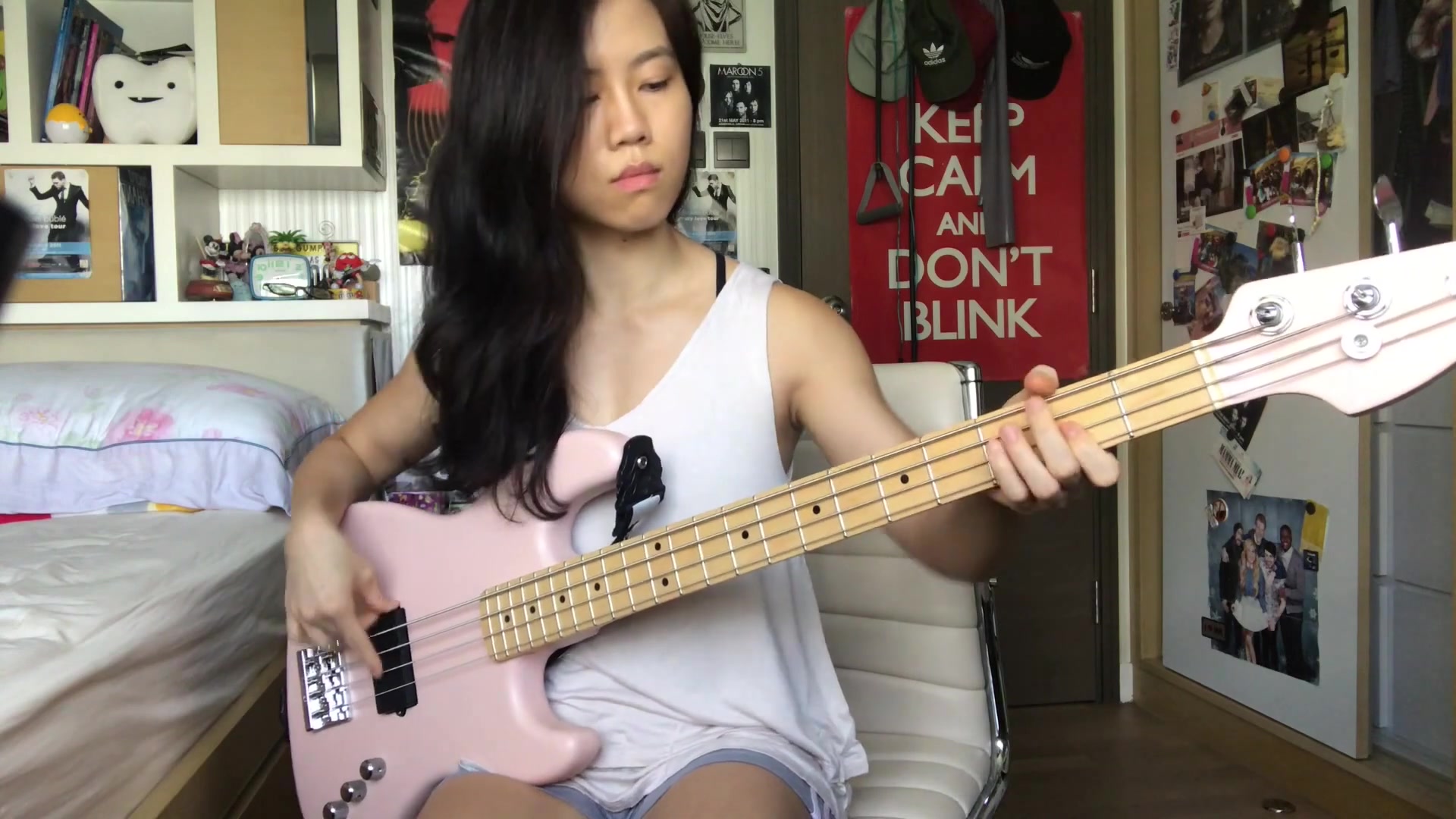 香港美女贝斯手燃情翻玩美国超绝放克乐队vulfpeck-disco ulysses