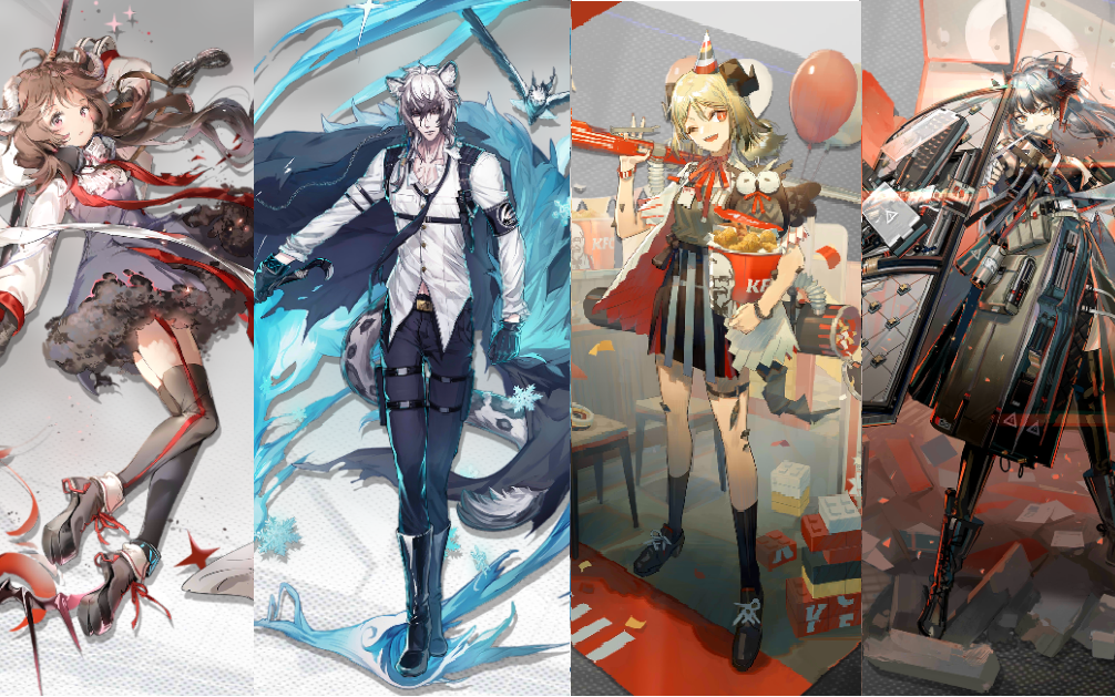 12f永远滴神明日方舟h74无黑无阿米娅无黑驴银灰龙羊钙质化