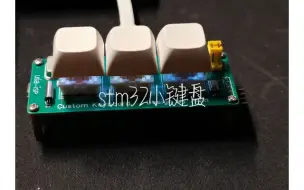 Download Video: 学完江科大的stm32 做了个小键盘