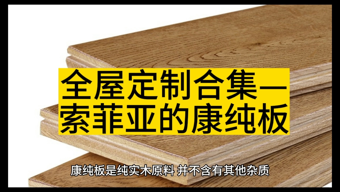 全屋定制,选索菲亚康纯板,省心又健康哔哩哔哩bilibili