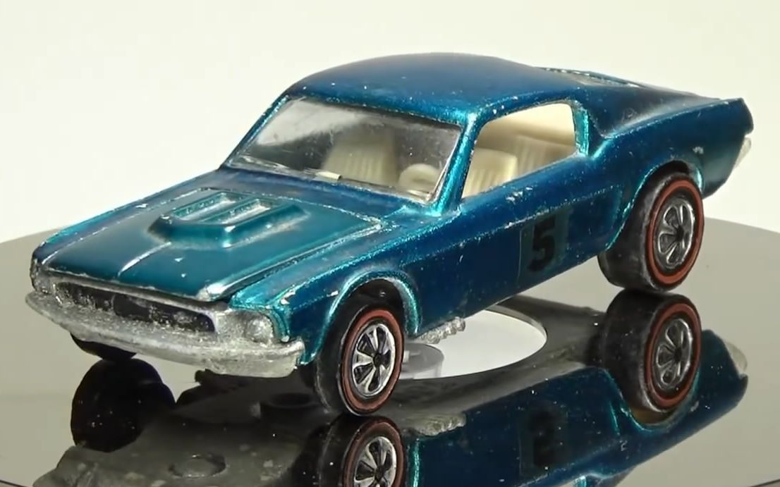 diy翻新破旧的玩具小车1968hotwheelscustommustang
