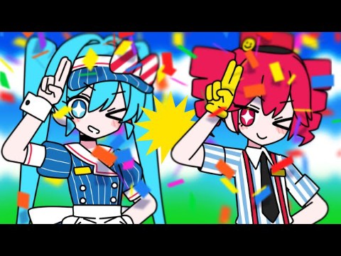 [图]『メズマライザ一』鏡音リン×初音ミク/『催眠术』镜音铃×初音未来