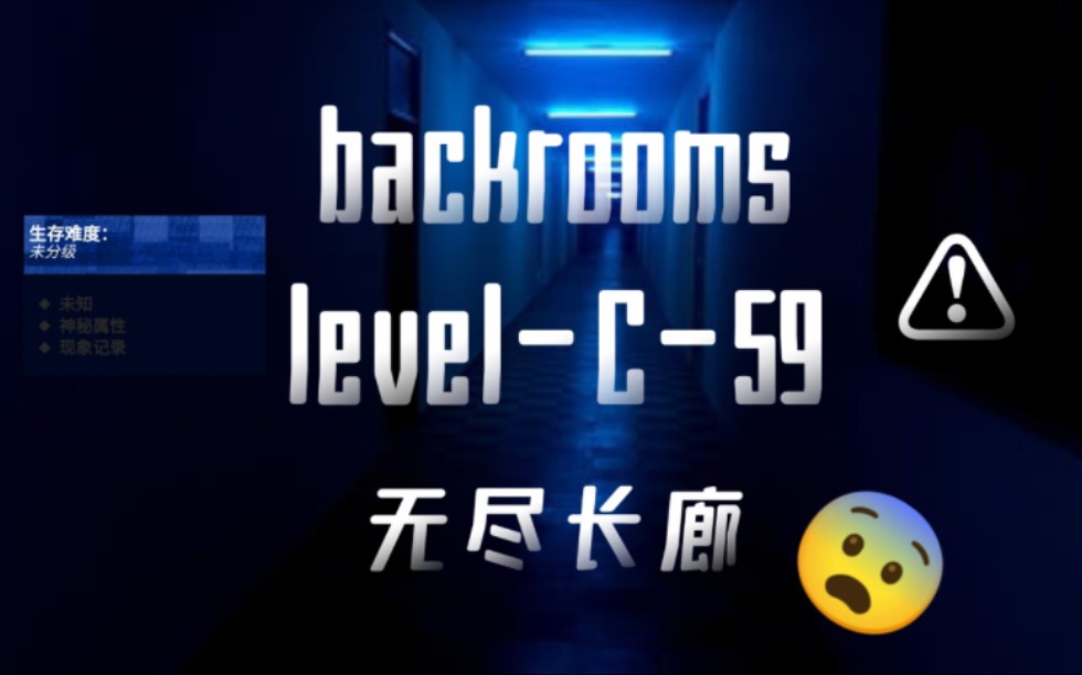 【后室backrooms】levelC59:一条无线的走廊,图片很阈限,等级未分级!哔哩哔哩bilibili