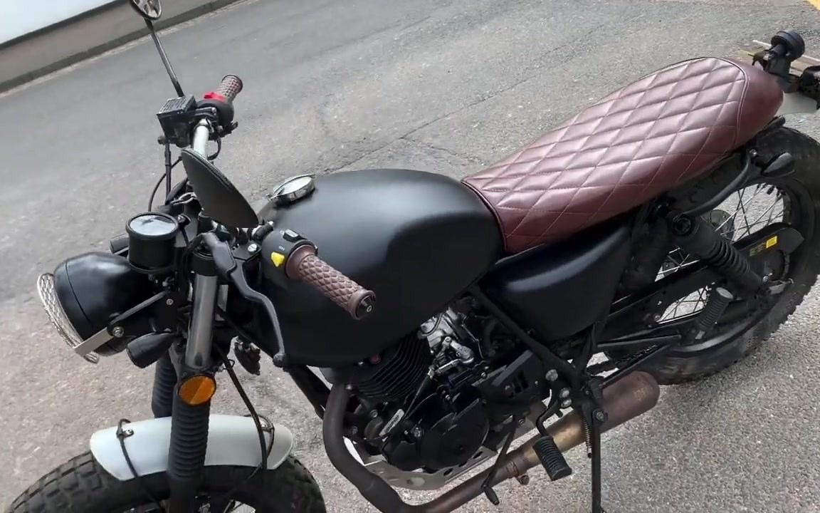 马特250 黑色展示250mutt轻骑大脚摩托车