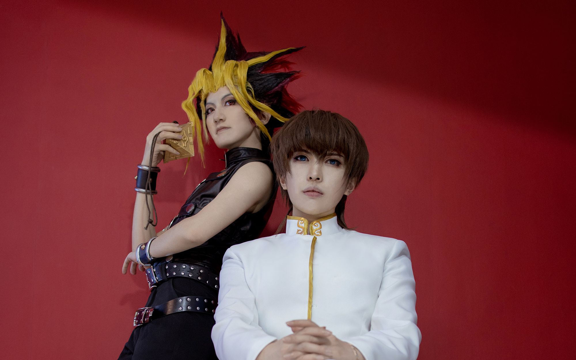 【游戏王cos】新 宝 岛(社长&魔王,海暗)