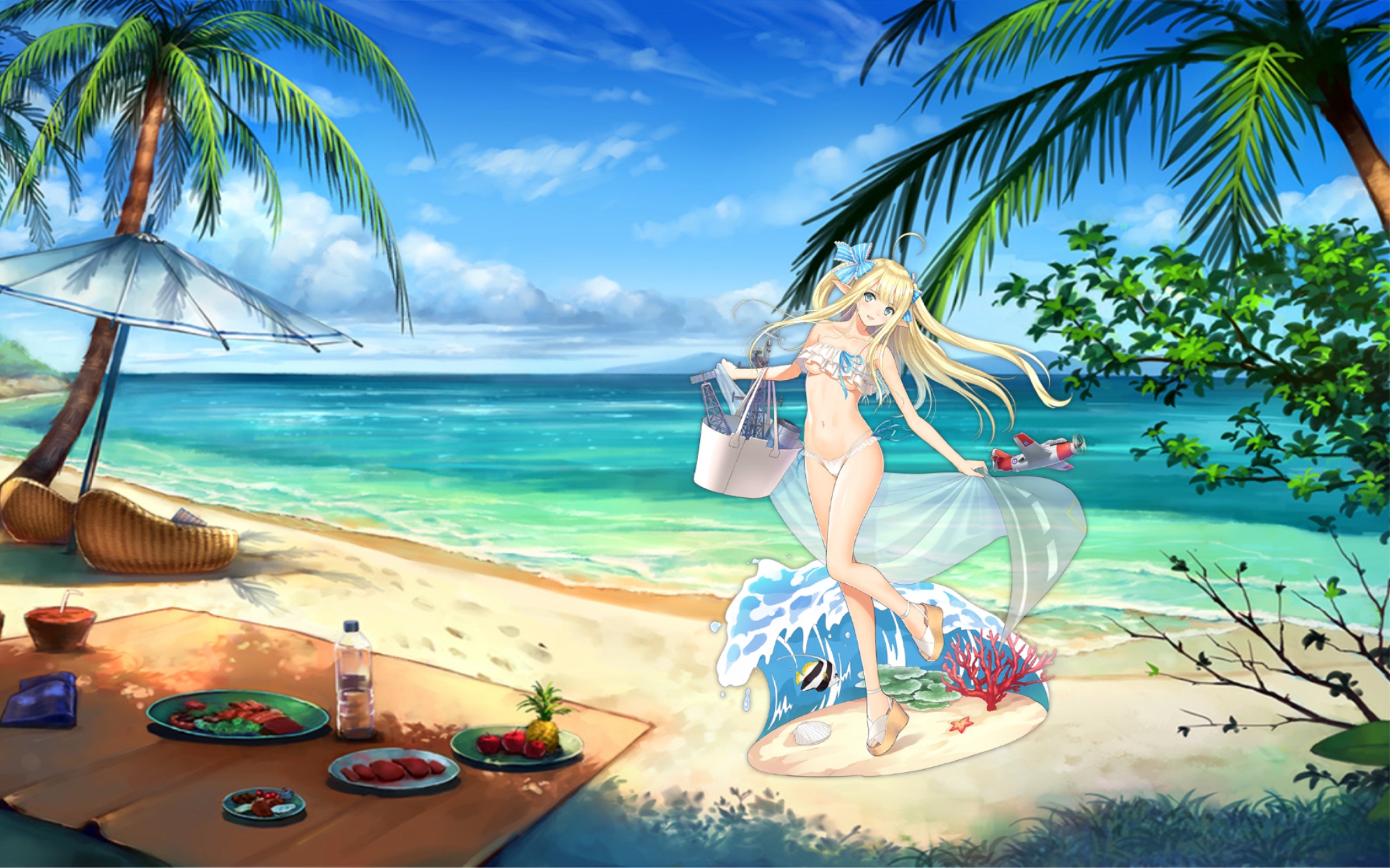 【碧蓝航线】半人马泳装皮肤2d live赏析,最后鬼畜福利……_哔哩哔哩