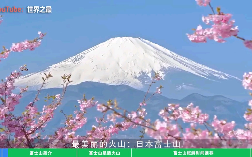 [图]最美丽的火山：日本富士山