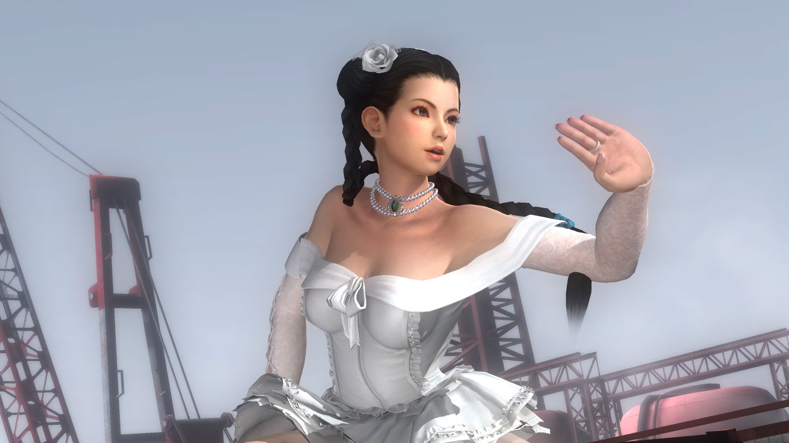 [图]【R向注意】DOA5 婚纱陈佩被仰反KO