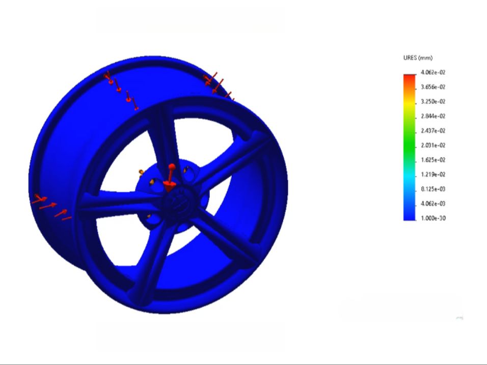 三分钟学会宝马汽车轮毂的有限元分析!哔哩哔哩bilibili