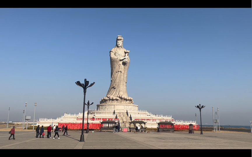打卡全球最高妈祖像,生态城妈祖文化园vlog愿世间每一双合什的手都能