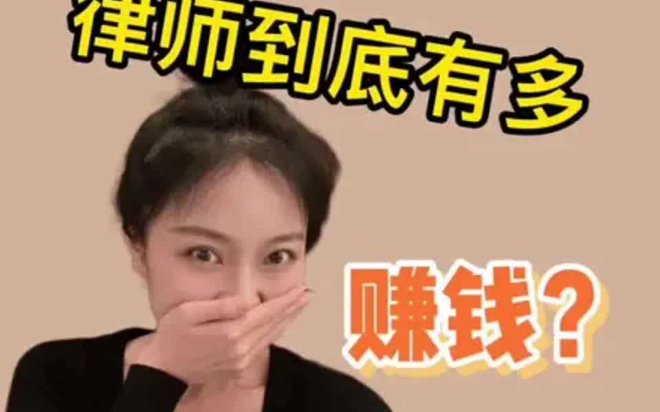 【中伦收入指南】律师到底🈶️多赚钱？揭秘律师真实收入_哔哩哔哩_bilibili