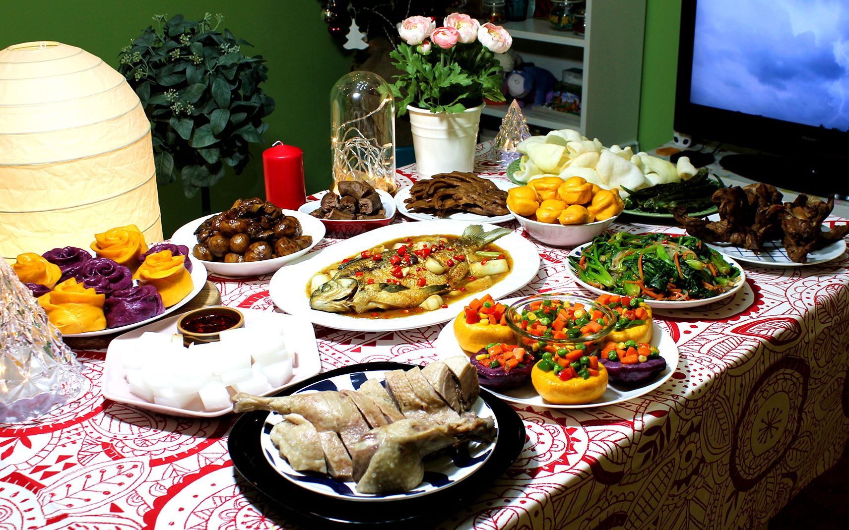 年夜饭团圆饭就该有这样的寓意花开富贵年年有余