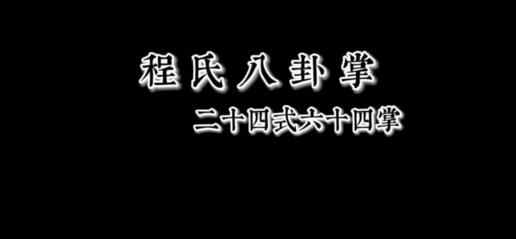 程氏八卦掌——二十四式六十四掌哔哩哔哩bilibili